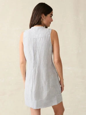 Isha Dress Mini Blue Stripe