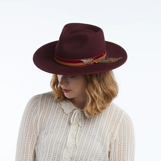 Wyeth Jared Hat in Wine