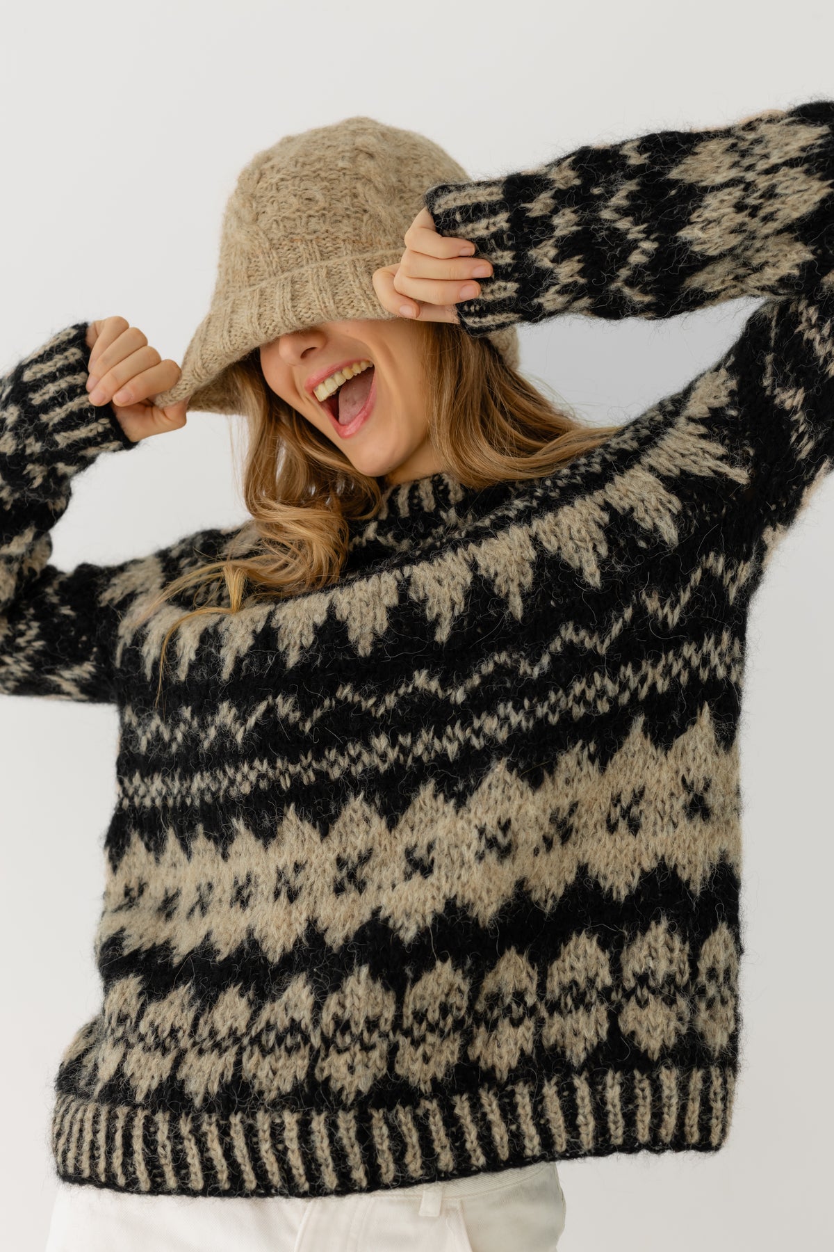 Michele and Hoven Hand Knit Kantu Sweater