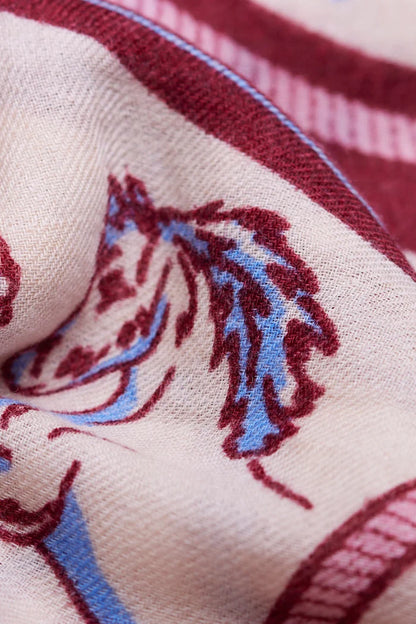 Maison Lecomte Flament Rodeo Cabernet Scarf