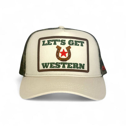 Let's Get Western Trucker Hat