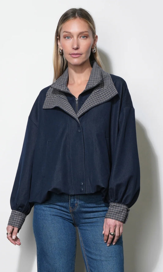 Livia Oversized Soft Denim Style Jacket