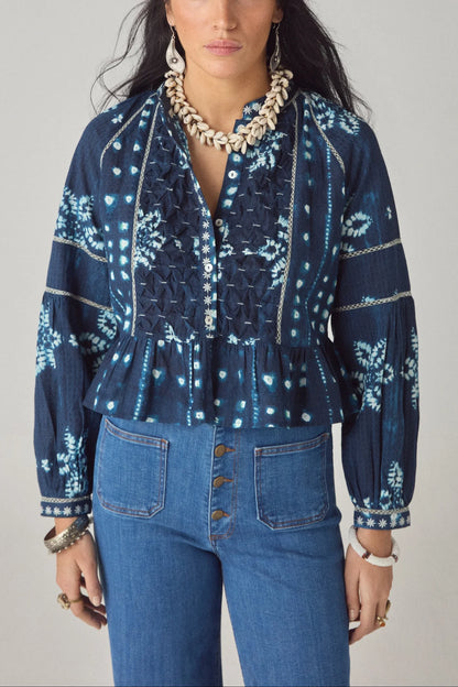 Shibori Dreams Sora Blouse