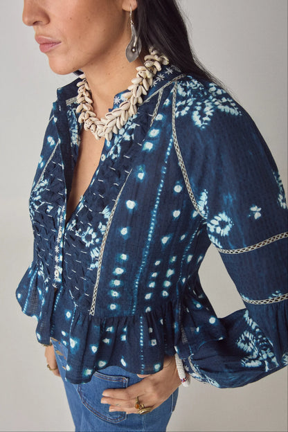 Shibori Dreams Sora Blouse