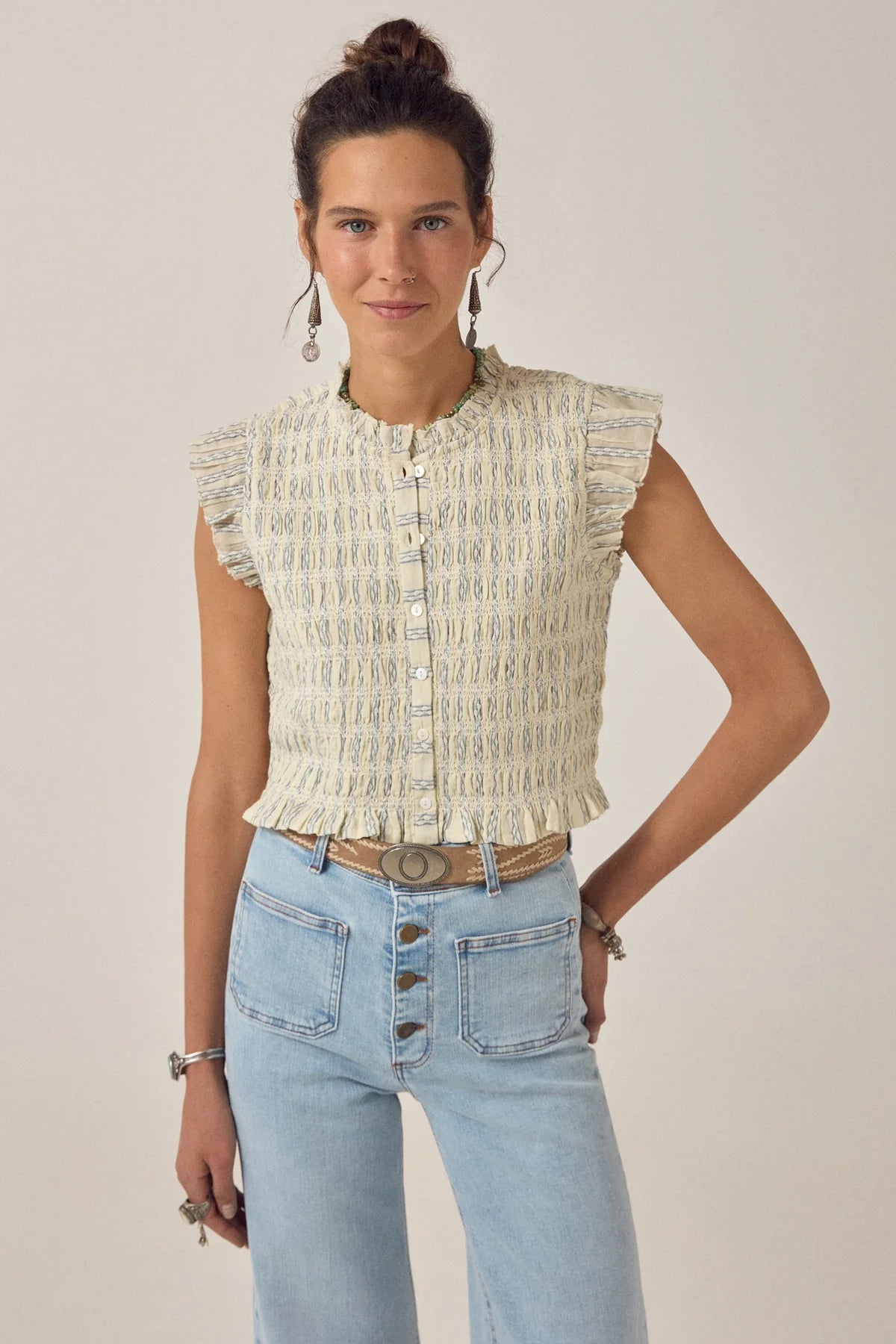 The Cloud Thread Omaris Sleeveless Blouse