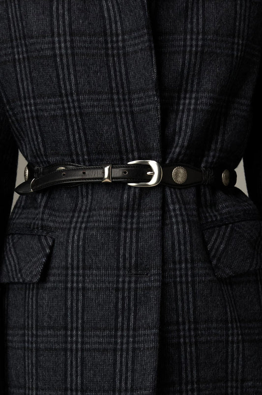Maison Hotel Telmo Belt in Charcoal