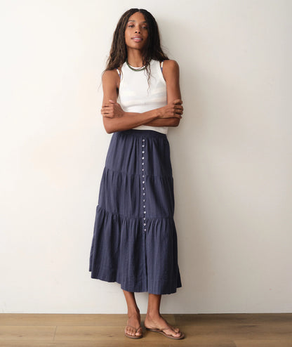 Marine Layer Women Bottoms Lana Button-through Skirt