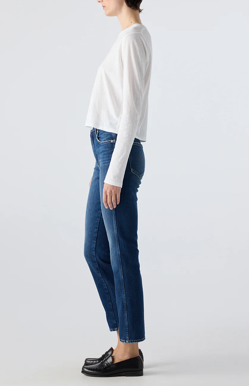 Helene Cropped Straight Jean