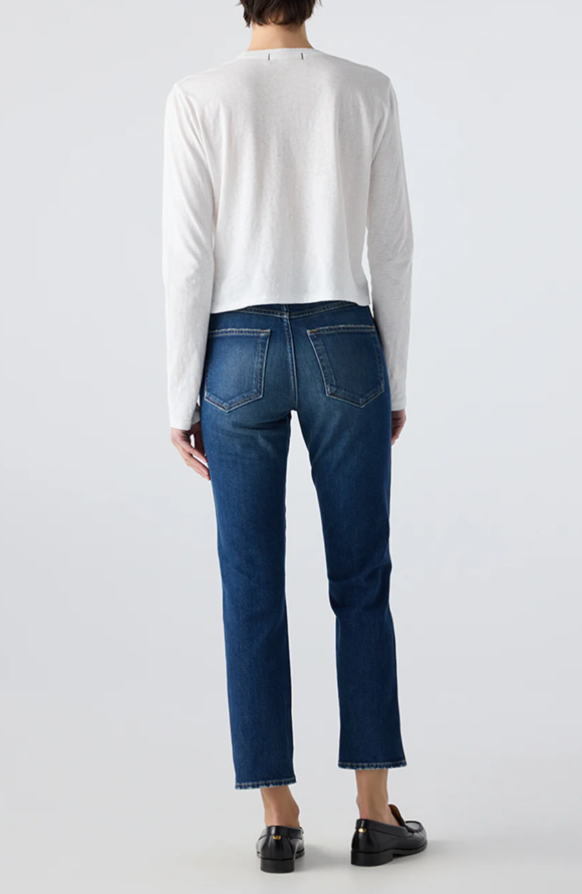 Helene Cropped Straight Jean