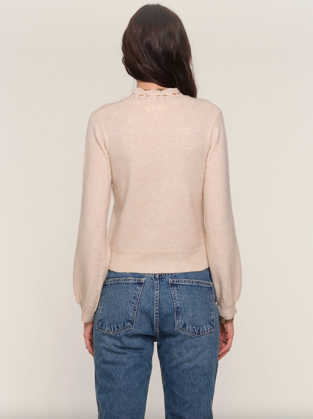 Maudi Ruffle Trim Cardigan