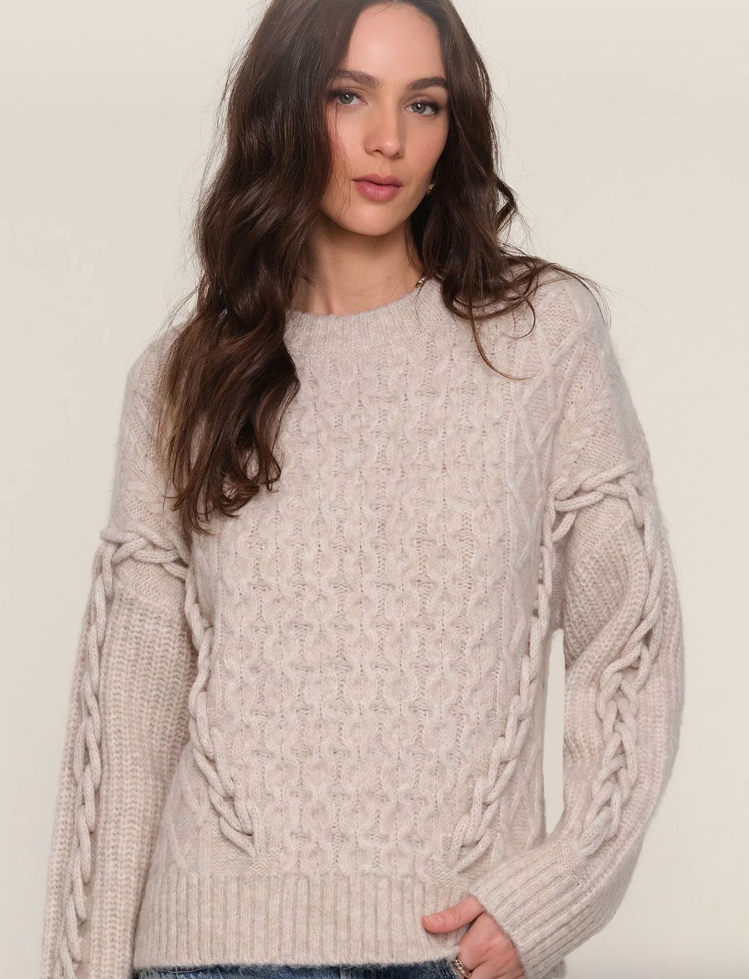 Raven Cable Knit Sweater