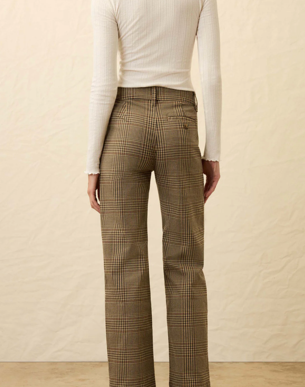 Twill Tide Slim Straight Pant - Wildwood Plaid