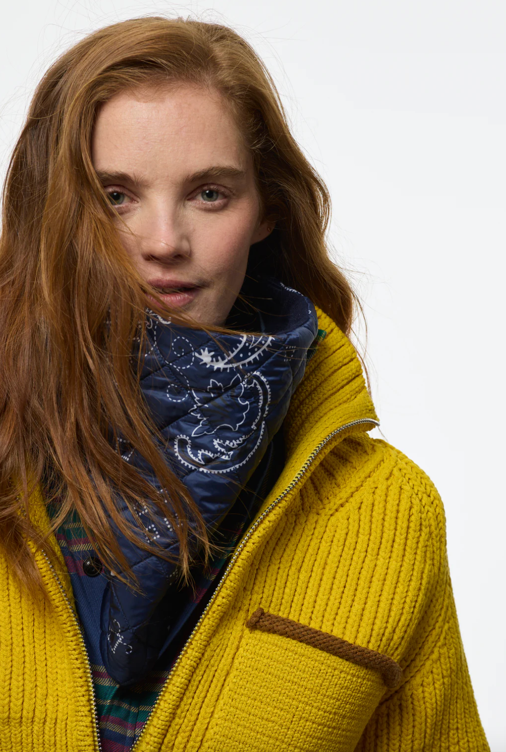 The Pullover - Navy Bandana