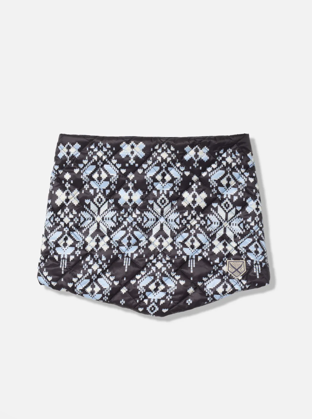 The Pullover - Fairisle Black Splash White