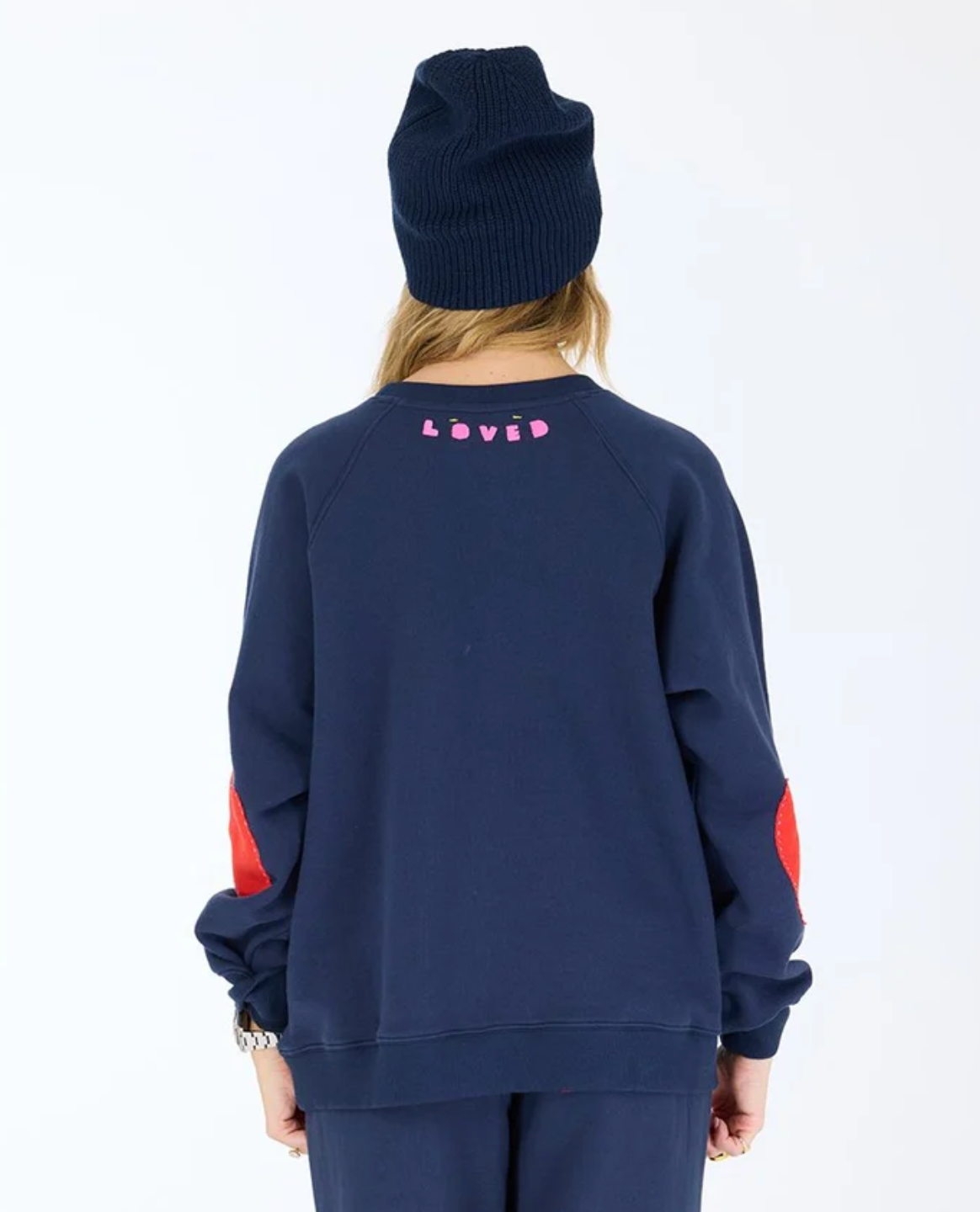 Benton Imperfect Heart Patch Sweatshirt