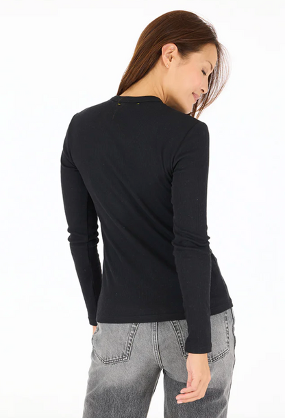 Zoom KR Long Sleeve Rib Tee