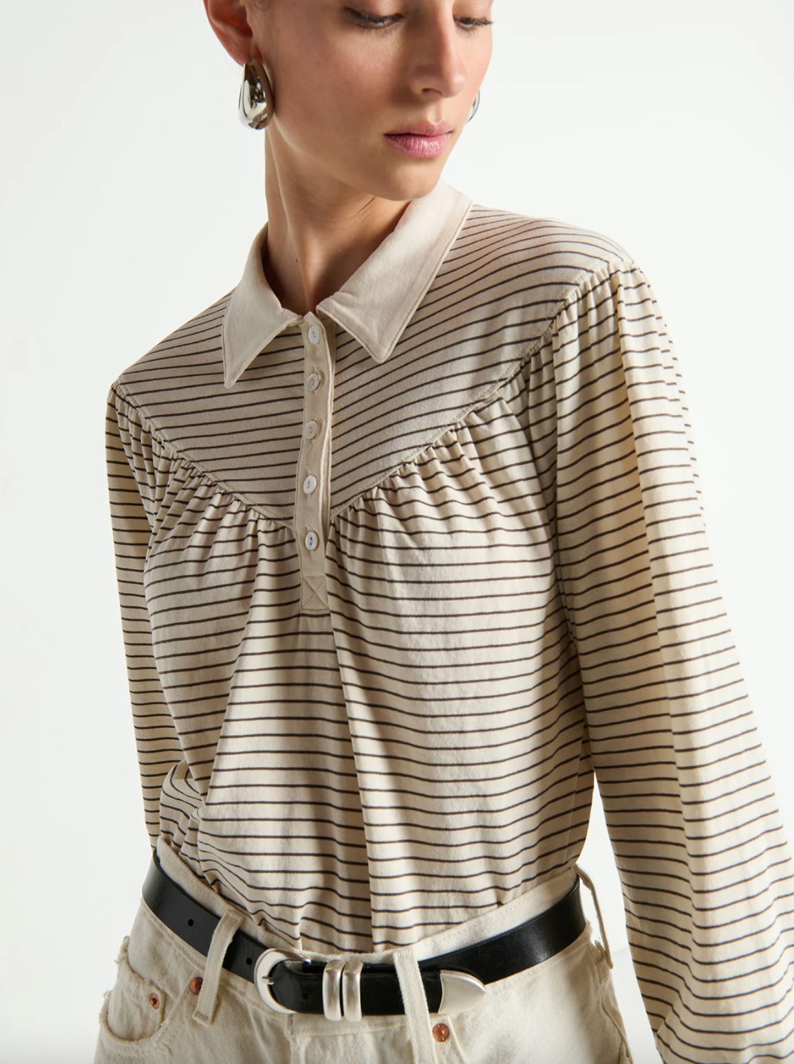 Cecilia Collared Top