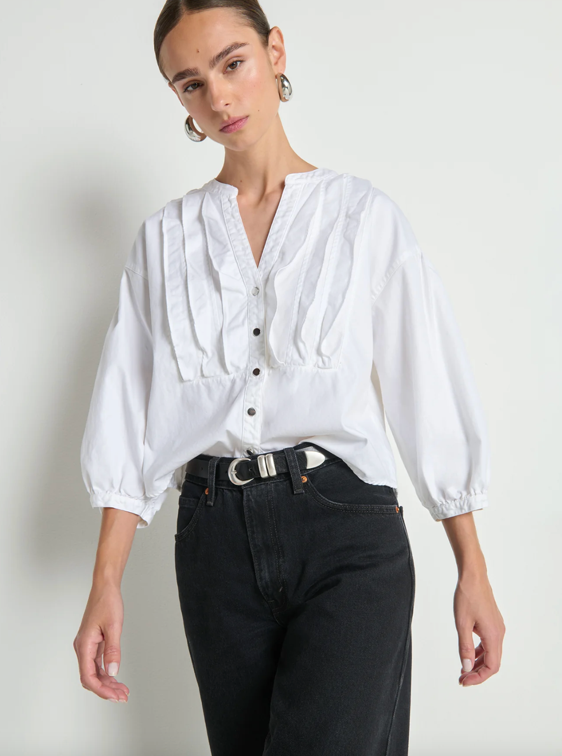 Amelia Ruffle Shirt