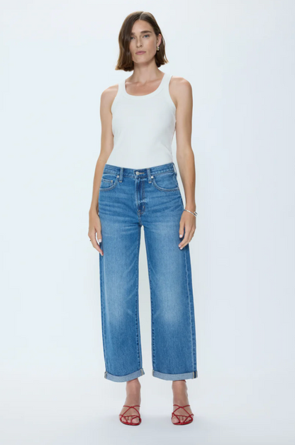 Donny Rolled Hem Boyfriend Jean