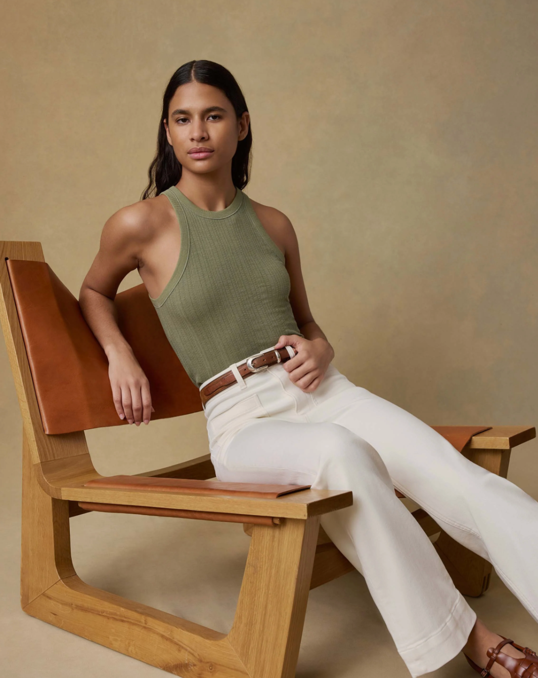 Paradise Pointelle Tank