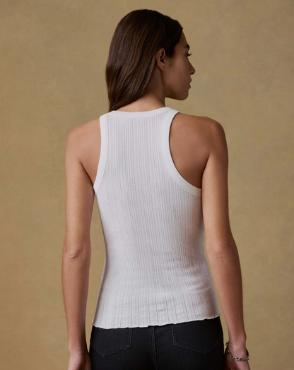 Paradise Pointelle Tank