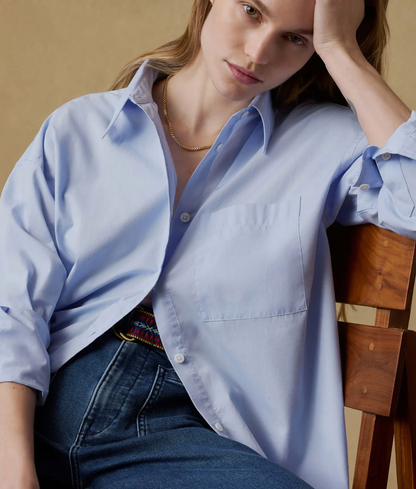 Coastal Poplin Relaxed Shirt
