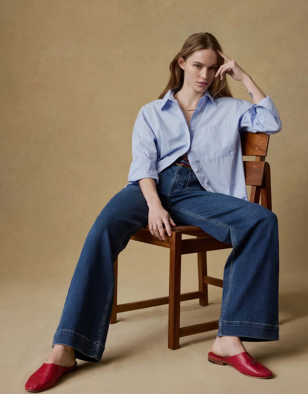 Coastal Poplin Relaxed Shirt