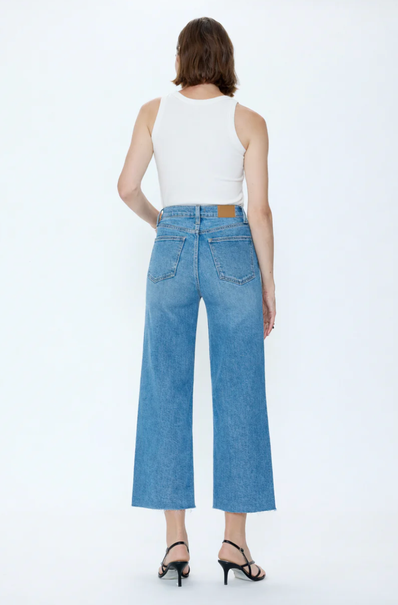Lana Crop High Rise Ultra Wide Leg