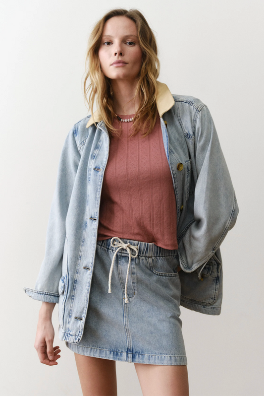 Ella Denim Mini Skirt