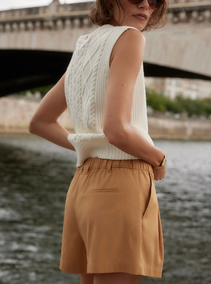 Tatyana Cable Knit Vest