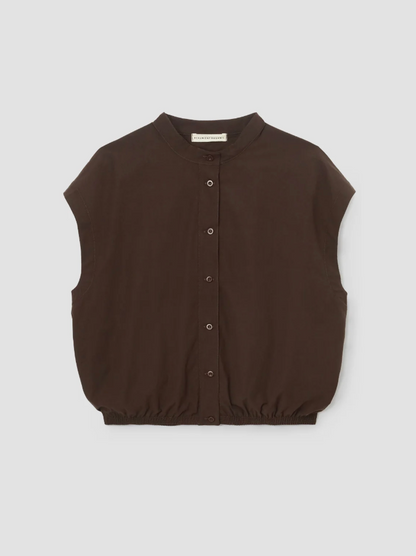 Nancy Organic Cotton Jersey and Poplin Shirt