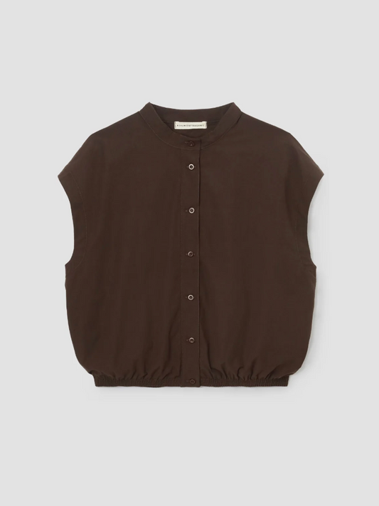 Nancy Organic Cotton Jersey and Poplin Shirt