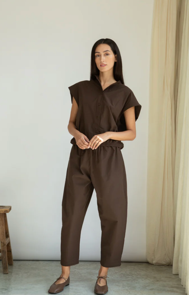 Cedar Organic Cotton Poplin Trouser