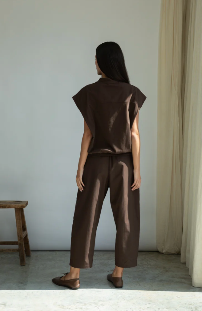 Cedar Organic Cotton Poplin Trouser