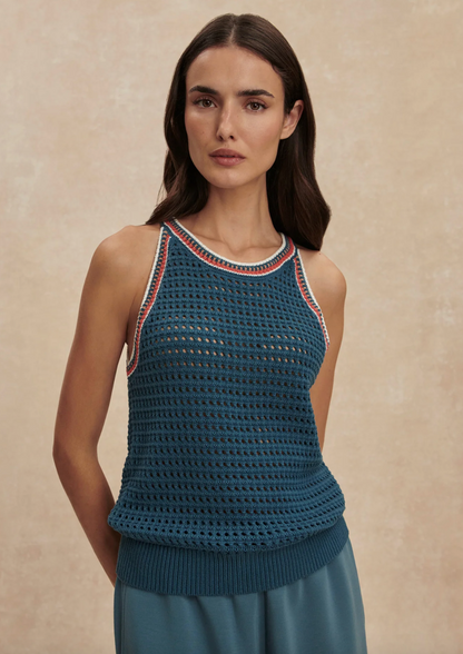 Aberg Halter Knit Top