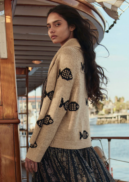 The Swimming Fish Lodge Cardigan