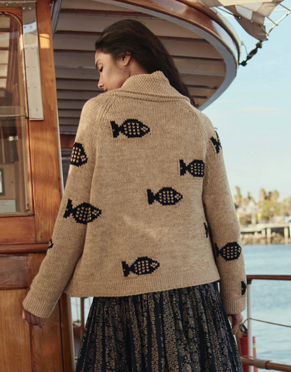 The Swimming Fish Lodge Cardigan