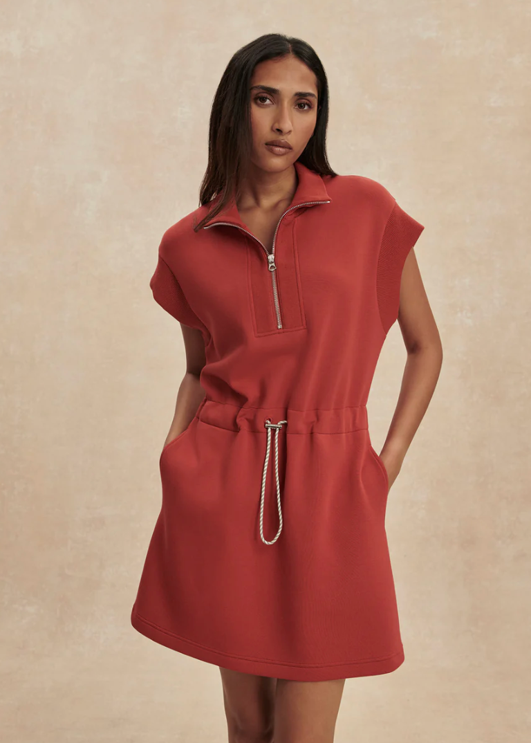 Avaya Half-Zip Dress