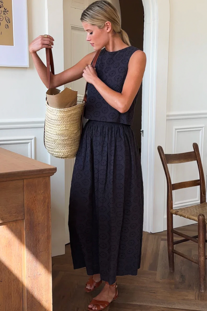 Wide Hem Skirt
