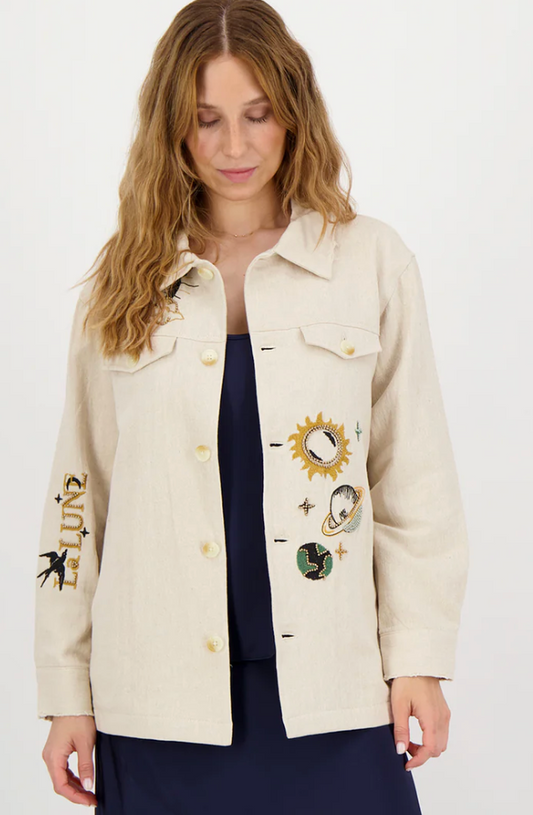 Briann Sand EMB Denim