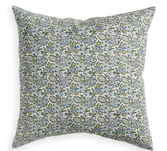 Krabi Moss Azure Pillow 22x22