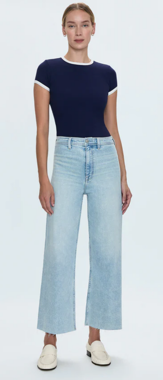 Pistola Penny Crop High Rise Wide Leg