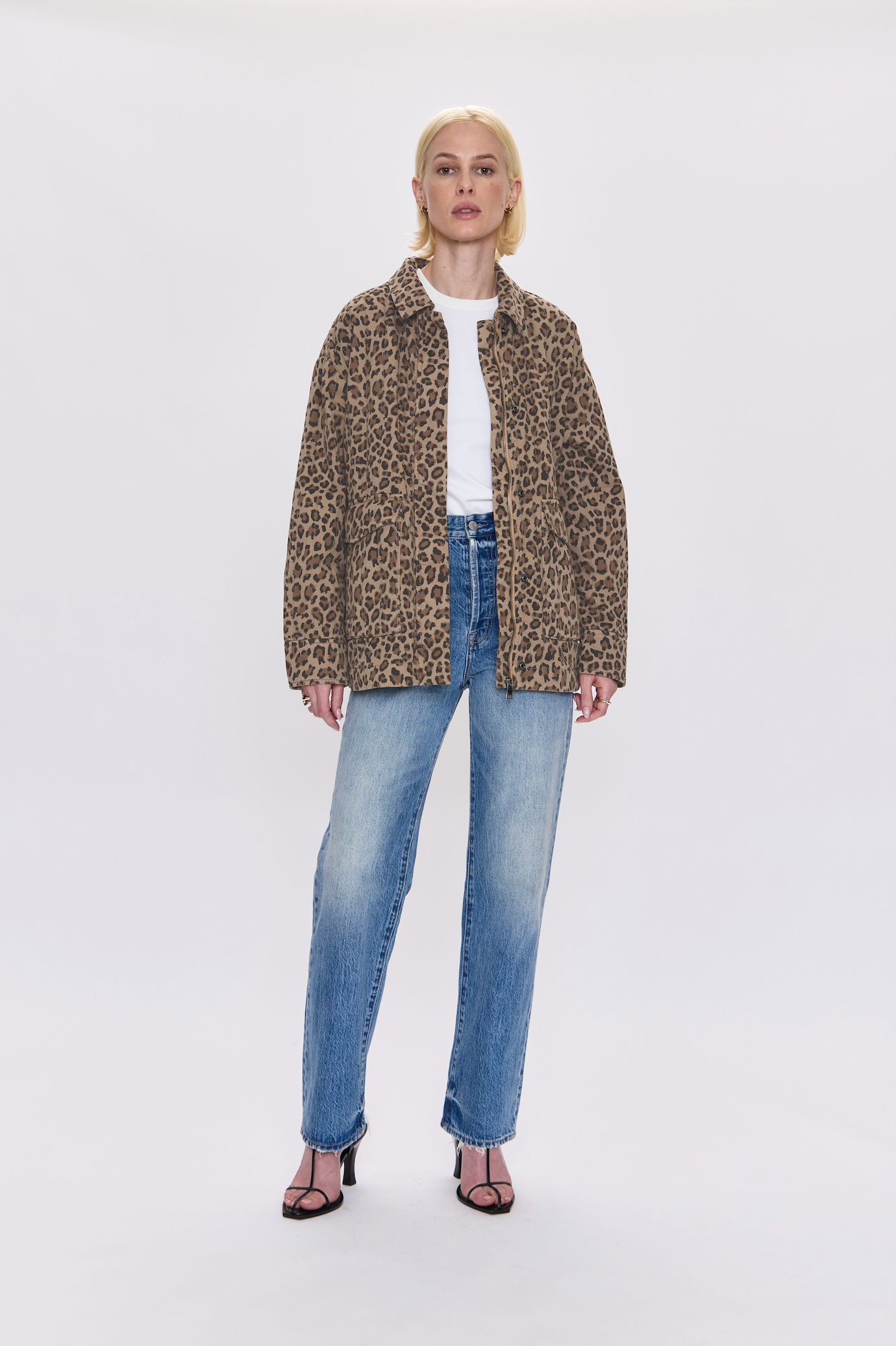 Quilted Cheetah Print Jacket