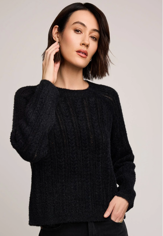 Lightweight Stretchy Cable Sweater