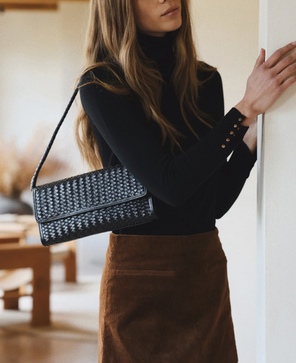 Arden Clutch Long Black