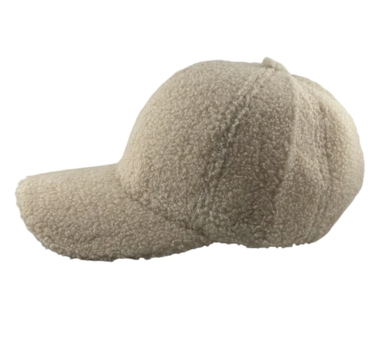 Cozy Sherpa Trucker Hat Cream