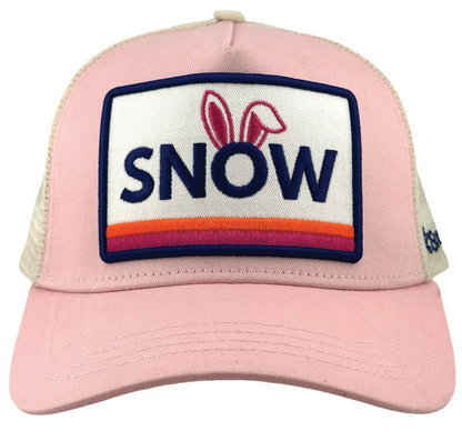 Pink Snowbunny Trucker Hat