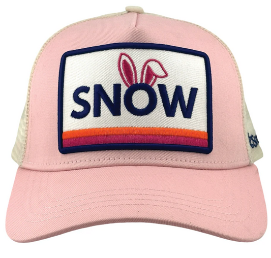 Pink Snowbunny Trucker Hat