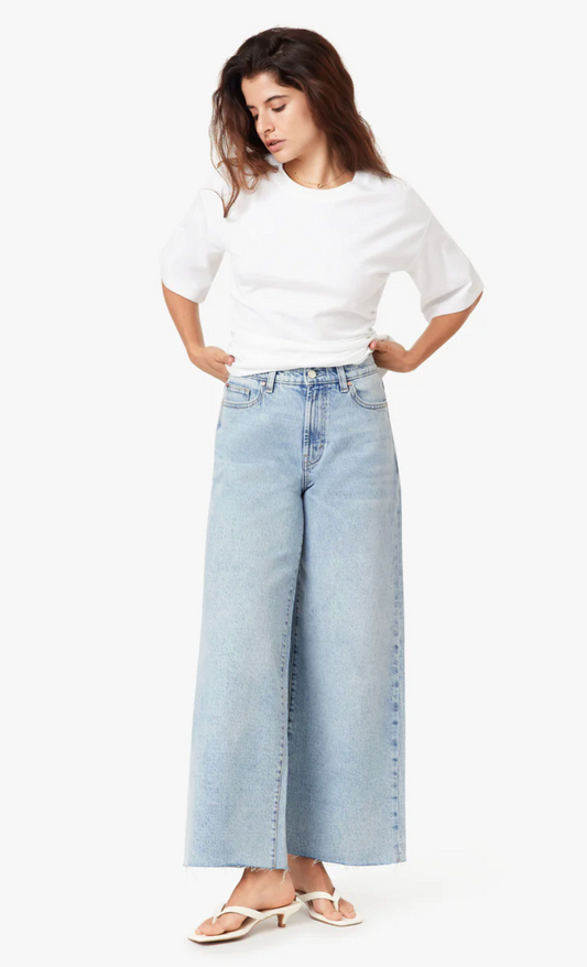 Habitual Denver Wide Leg Crop in Blue Bell