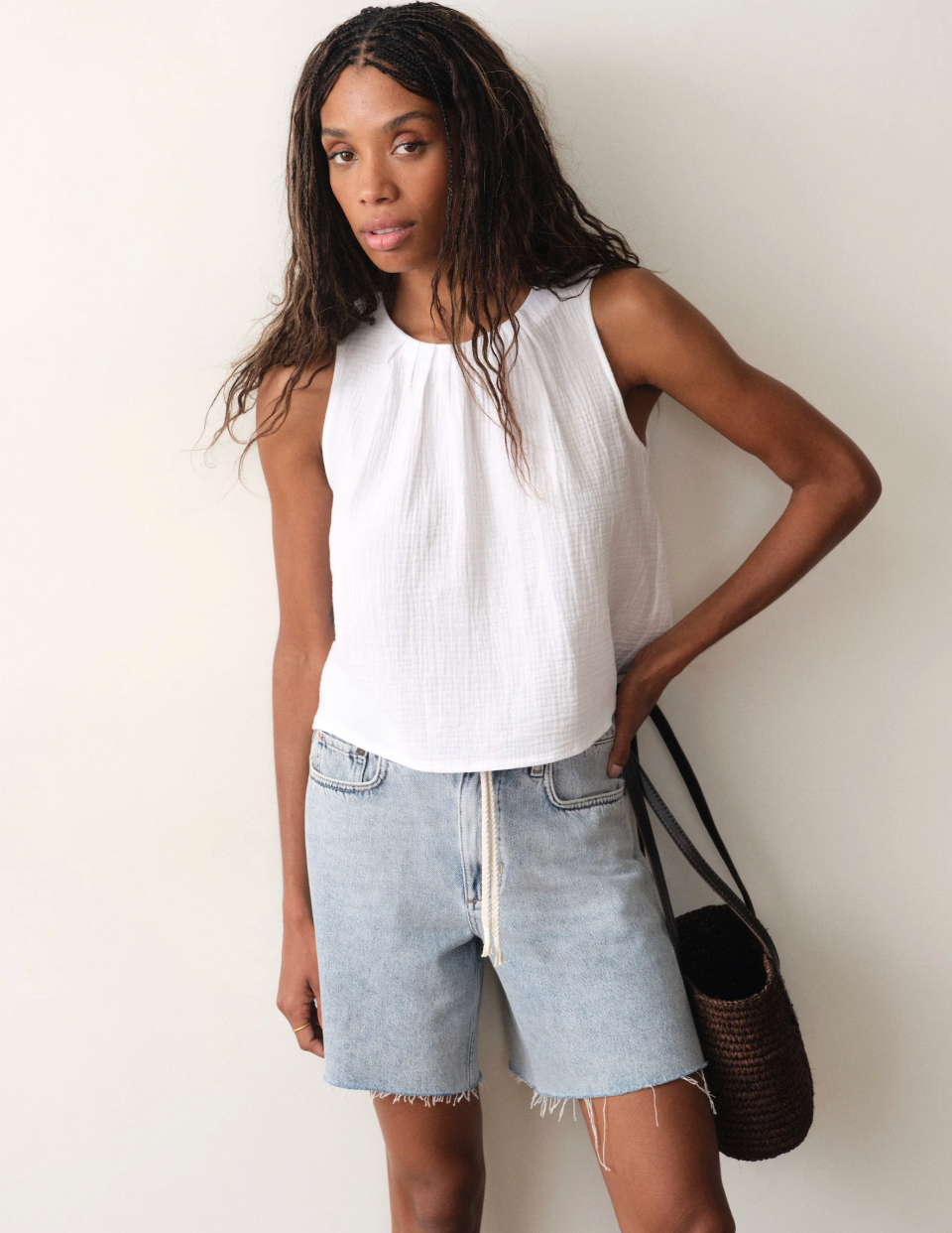 Marine Layer Serena High Neck Tank